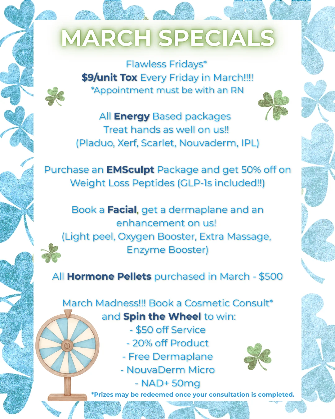 Copy of march specials